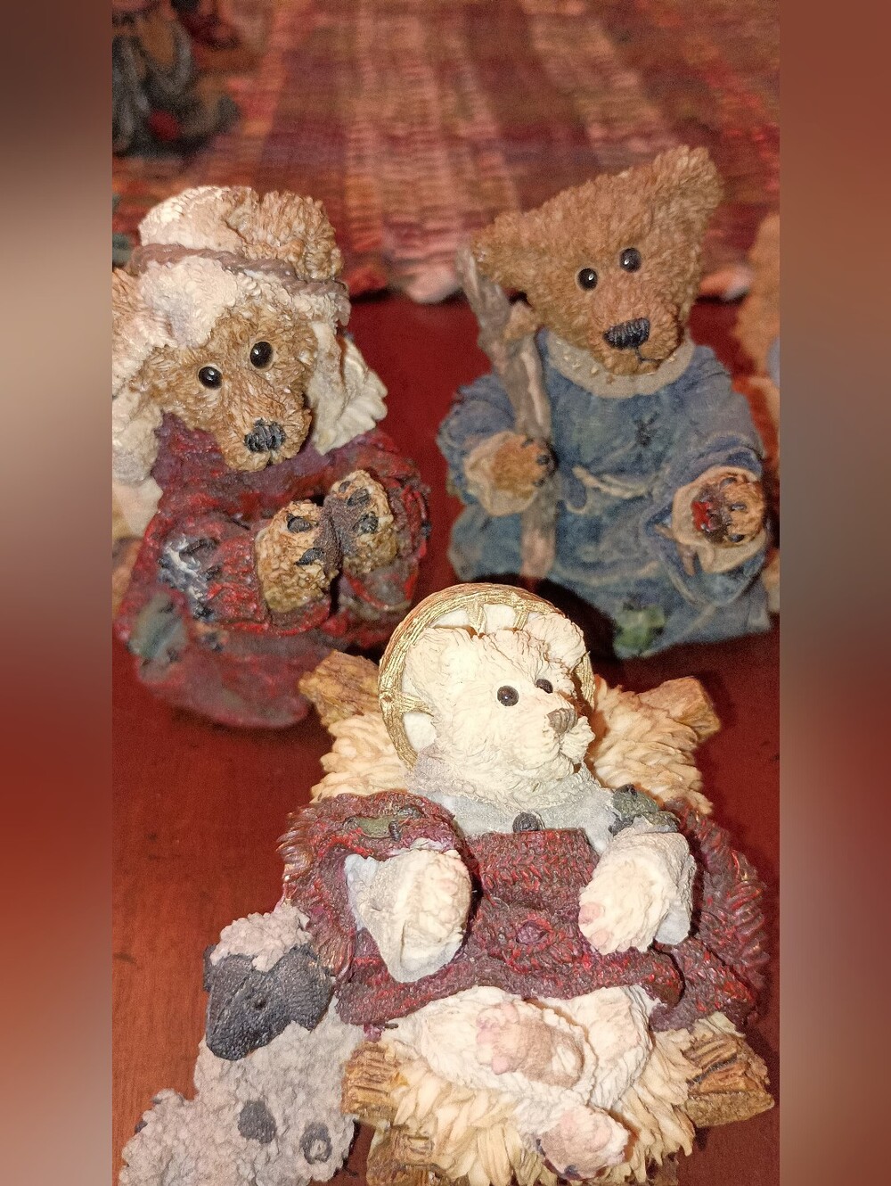 Vintage Boyds Bear Nativity Pageant 15 Pc. Set